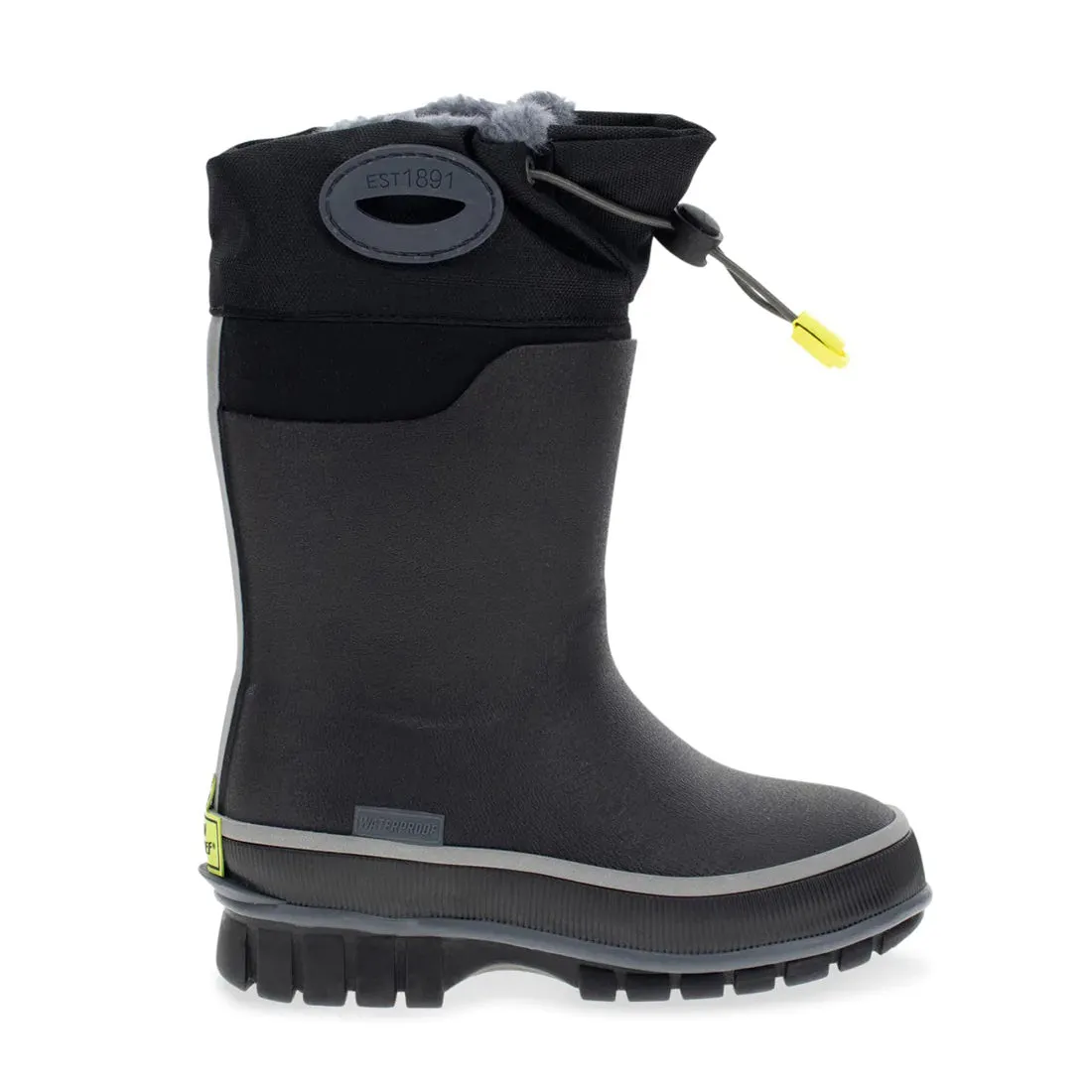 Youth Black Neoprene Snow Boots 24114107B All-Purpose Wear Ultra Responsive Cushioning