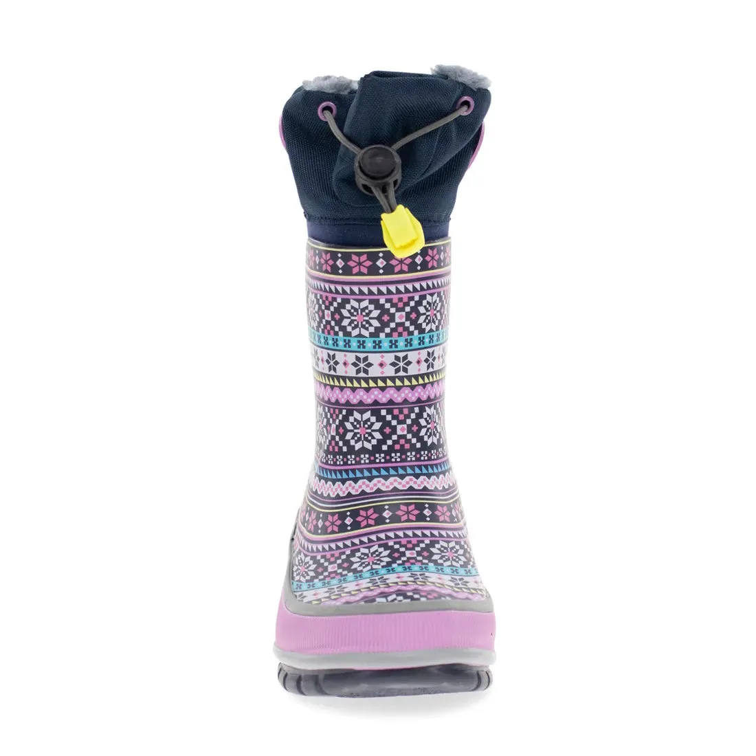polka-dot Youth Fair Isle Neoprene Snow Boots 24104417B