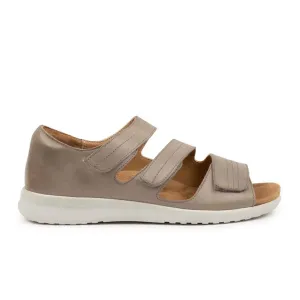 Comfort Wrap Ziera Bardot Wide Sandal (Women) - Misty/White Sole